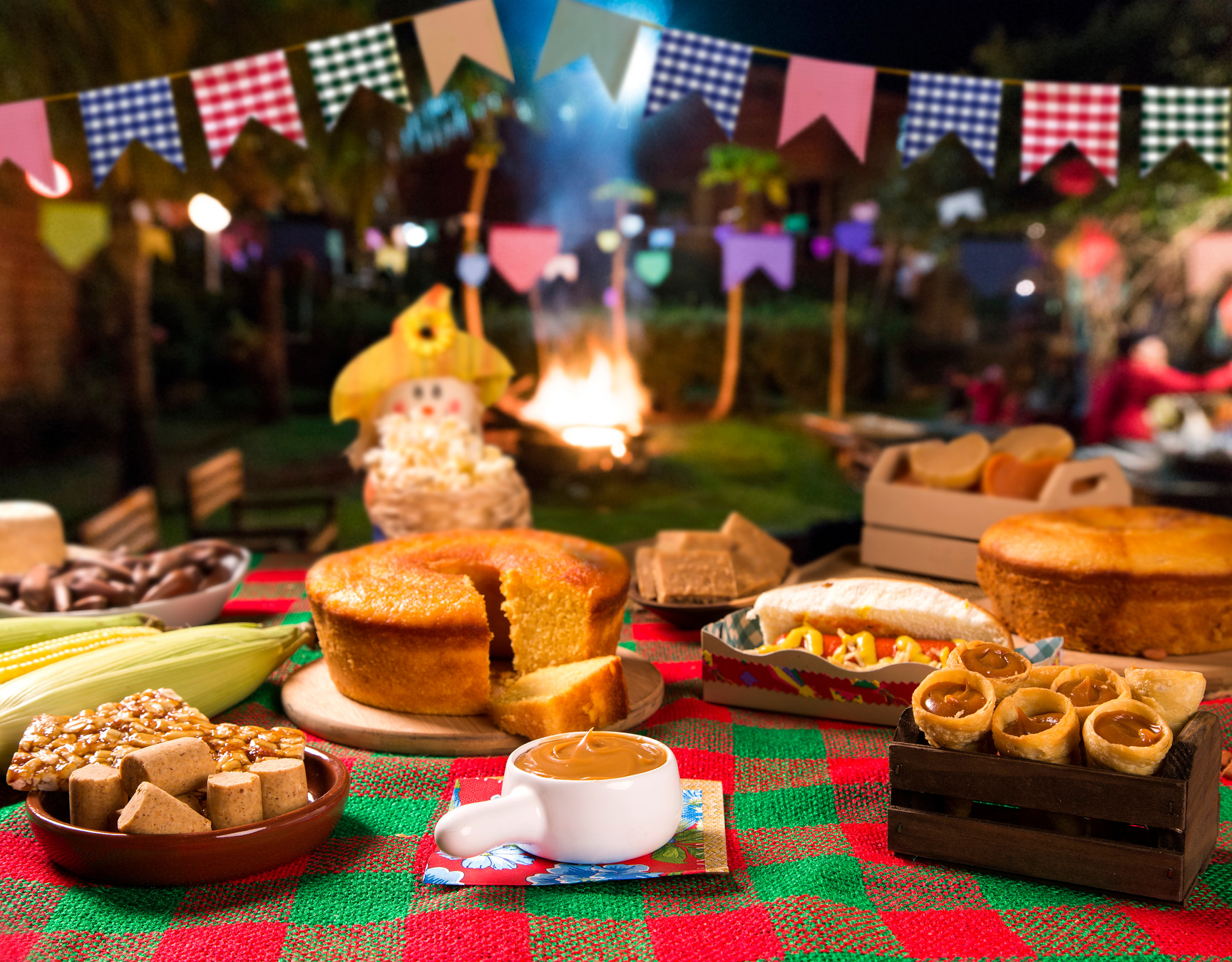 Table of brazilian festa junina